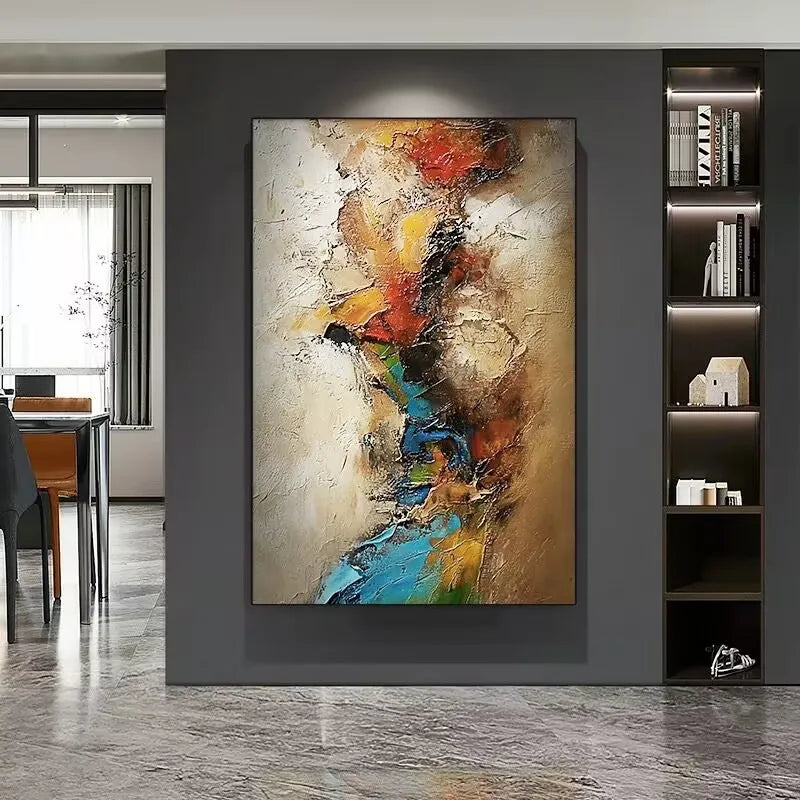 High End Handmade Oil Painting, Light Luxury Hanging Painting Living Room, Bedroom, Dining Room, Sofa Background Wall,...