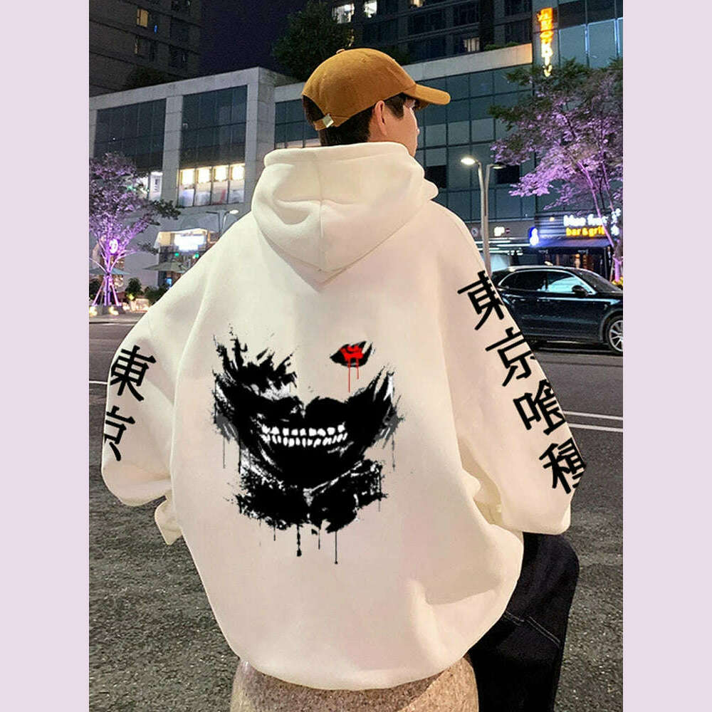 Anime Hoodie Mens Fashion Warm Sweatshirt Graphical Printed Hip Hop Hoodies Casual Streetwear Spring Autumn New Hoody