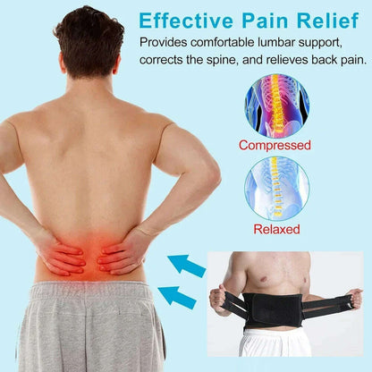 Back Brace for Lower Back Pain, Immediate Pain Relief From Sciatica, Herniated Disc Scoliosis, Decompression Lumbar Support Belt