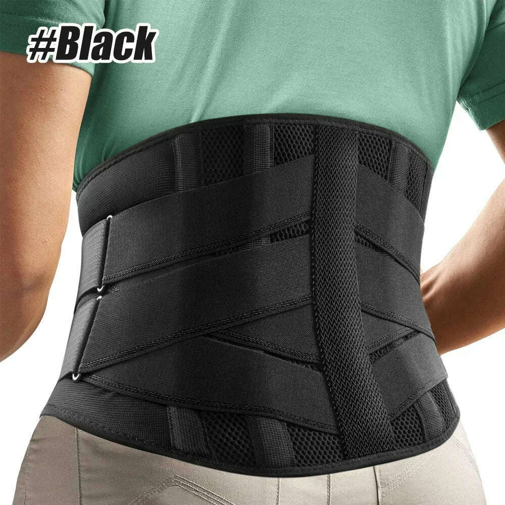 Back Brace for Lower Back Pain, Immediate Pain Relief From Sciatica, Herniated Disc Scoliosis, Decompression Lumbar Support Belt