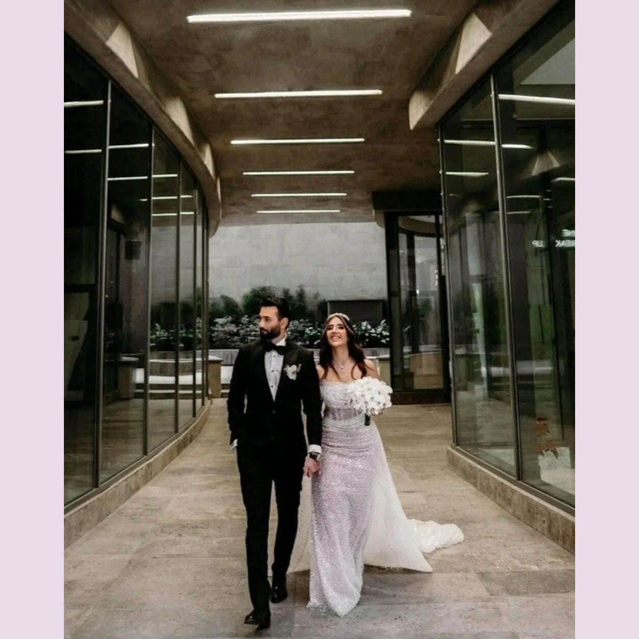 Bella White Glitter Prom Dresses Shiny Sequins Mermaid Wedding Dress Customized Long Train Off Shoulder Vestidos De Fiesta 2024