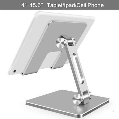 CMAOS Aluminium Alloy Phone Holder Stand Mobile Smartphone Support Tablet Desk Portable Metal Cell Phone Holder for iPhone iPad