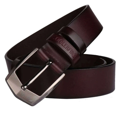 Coolerfire men high quality genuine leather belt luxury designer belts men cowskin fashion Strap male Jeans for man cowboy HQ043