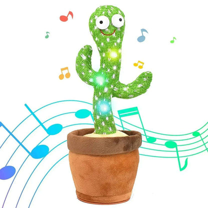 Dancing and Talking Cactus Toy Sunshine Cactus Children's Electronic Plush Toy with 120 Songs Children's Birthday Gifts