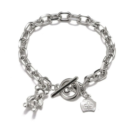 FNIO Bohemian Bracelets for Women Fashion Multilayer Beaded Chain Bracelets Set Charm Bracelet Bangles Jewelry Punk