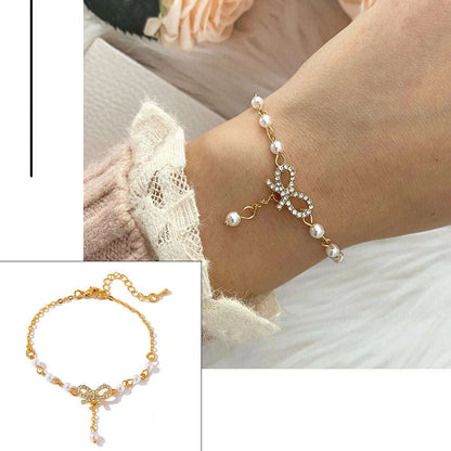 FNIO Bohemian Bracelets for Women Fashion Multilayer Beaded Chain Bracelets Set Charm Bracelet Bangles Jewelry Punk