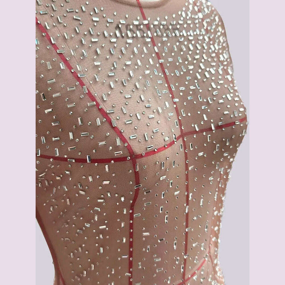 Glitter Female Cover up Maxi Dress Mesh See-Through Split Fashion Long Sleeve Slim Sexy Beach Cover up Dress For Women New