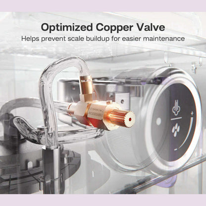 HiBREW 20Bar Semi Automatic Espresso Coffee Machine Temperature Adjustable 58mm Portafilter Cold/Hot Coffee Maker Metal CaseH10A