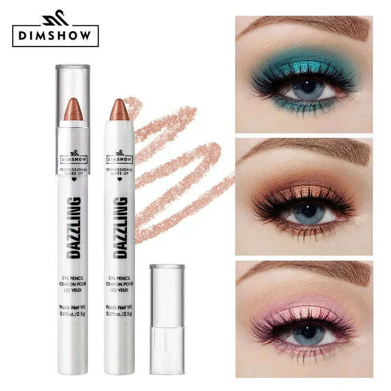 Highlighter Eyeshadow Pencil Waterproof Glitter Matte Nude Eye Shadow Lying Silkworm Makeup Pigment Cosmetics White Eyeliner Pen