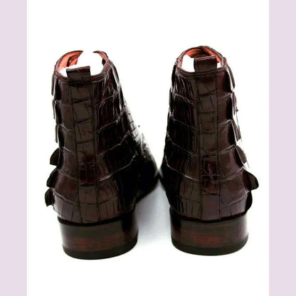 hulangzhishi men boots  Pure manual  Short boots  male shoes