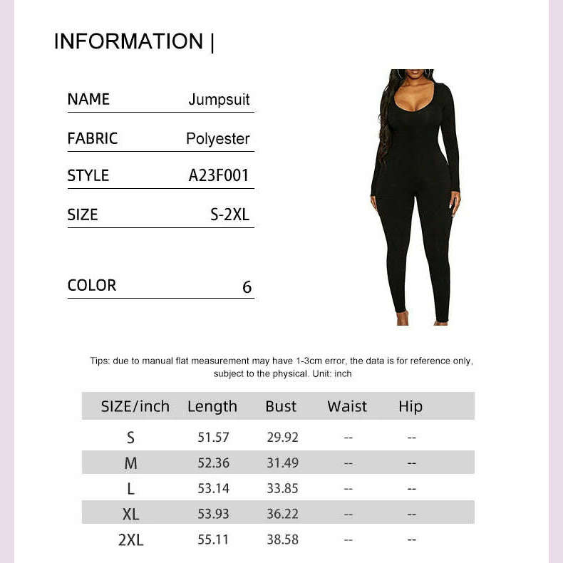 II Women's Rompers Long Sleeve Solid Skinny Bodycon Jumpsuits Fashion Sports Fitness Casual Activity Streetwear Overalls