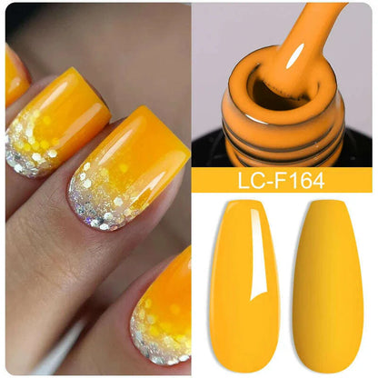 LILYCUTE 7ML Sparkling Glitter Rainbow Cat Magnetic Gel Nail Polish 9D Colorful  Semi Permanent Soak Off Nail Art UV Gel Varnish