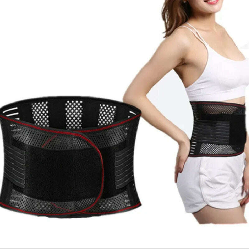 Medical Back Brace Waist Trainer Belt Spine Support Men Women Breathable Lumbar Corset Orthopedic Faja Lumbar Hombre Gym Belts