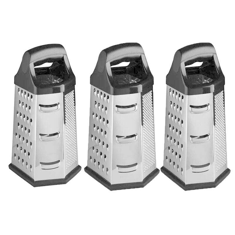 Multifunctional Vegetables Box Grater Stainless Steel 6 Sides Slicer Shredders Manual Cheese Potato Graters Kitchen Accessories