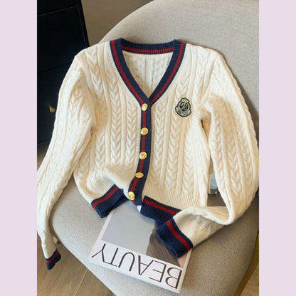 New 2024 Autumn Winter Cashmere Top Women V Neck Pullover Warm Knitwear Jumper Woman Clothes Twist Outwear Knited Tops Women