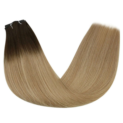 [NEW] Ugeat Human Hair Weft Virgin Human Hair Extensions Genius Weft Human Hair Extensinos Salon Quality Last 12 Months