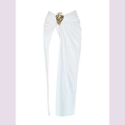 Sexy Deep V Neck Swimsuit With Skirt Women 2 Pcs Suits 2025  High Leg Backless Swimwear Fashion Female Holiday Beachwear Outfits