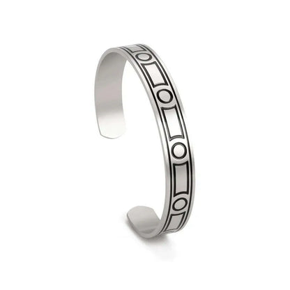 Skyrim Viking Triquetra Cuff Bangle for Women Men Stainless Steel Good Luck Amulet Vintage Celtics Irish Knots Bracelet Jewelry