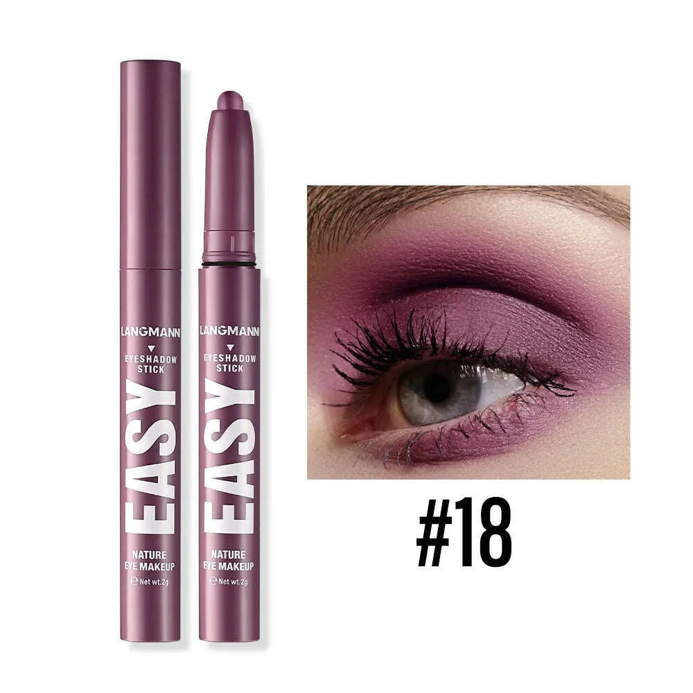 Smoke Rose Eyeshadow Pencil Glitter High-gloss Silkworm Liner Pen Highlighter Bronze Shimmer Matte Eye Shadow Stick Makeup