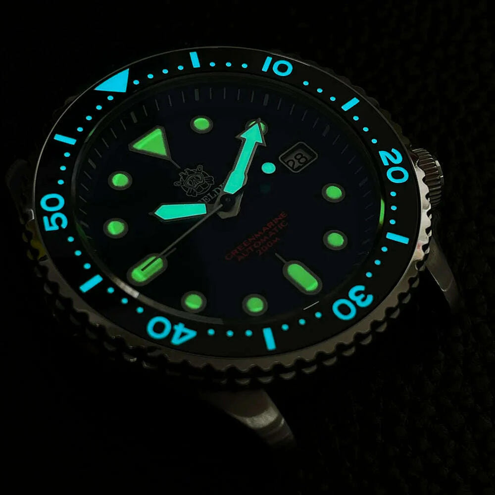 STEELDIVE SD1996 Men's Dive Watch NH35 Automatic Mechanical Men's Watch Luminous Ceramic Bezel Diver watch men watches Sapphire