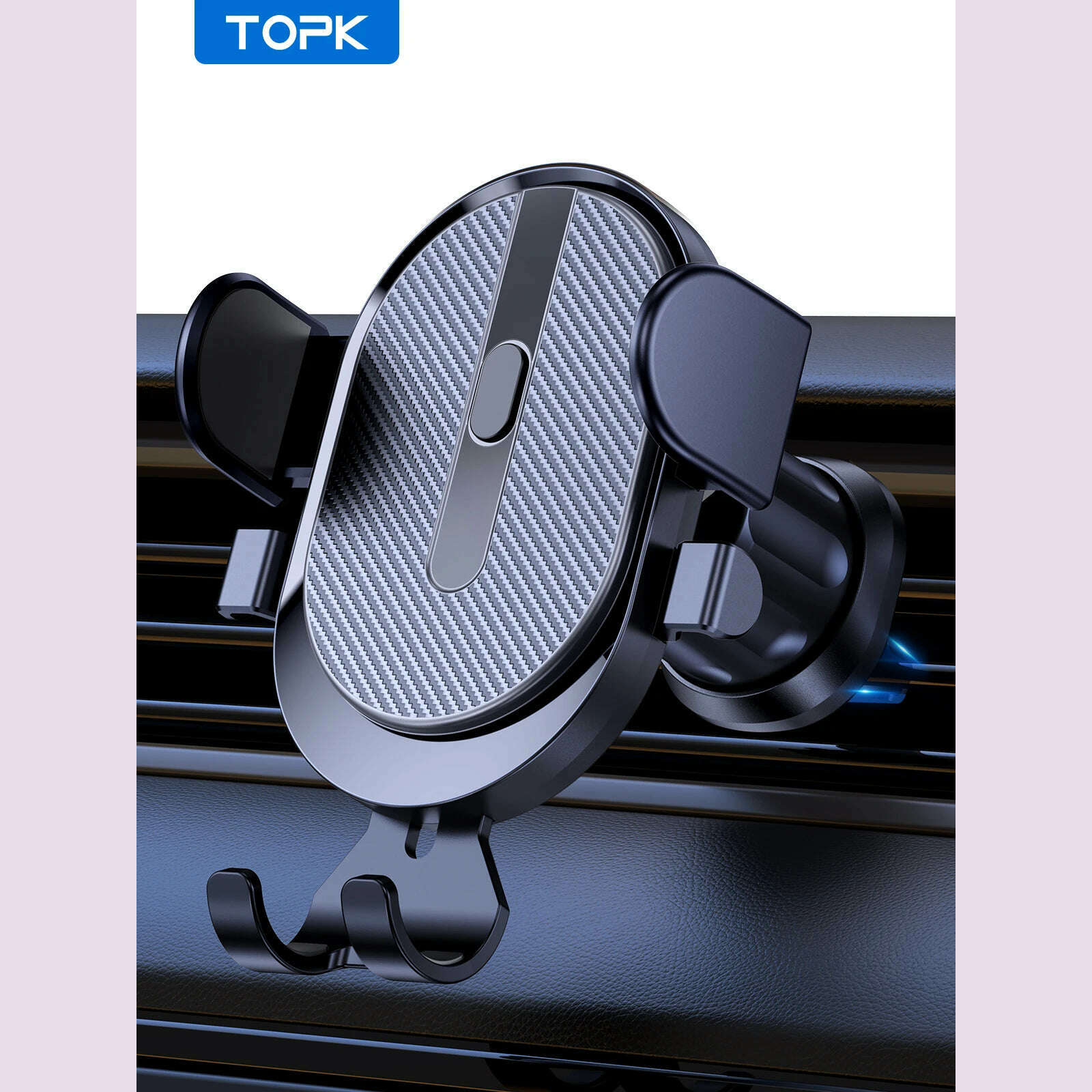 TOPK Car Phone Holder Mobile Support for the Car Air Vent Cell Phone holder Mount for Car for tesla bmw jeep toyota citroen