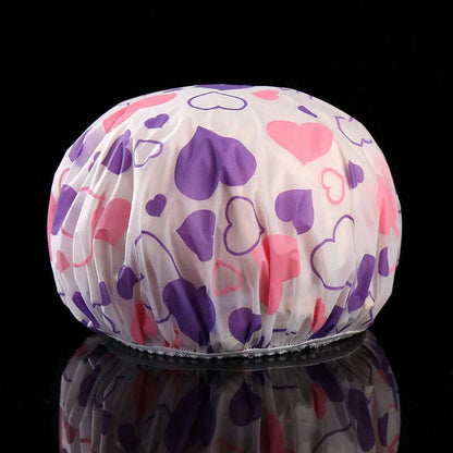 Waterproof Bath Hat Thickened Waterproof and Oil Fume Cap Women Spa Hair Salon Supplies Shower Cap Bathroom Caps Accessories