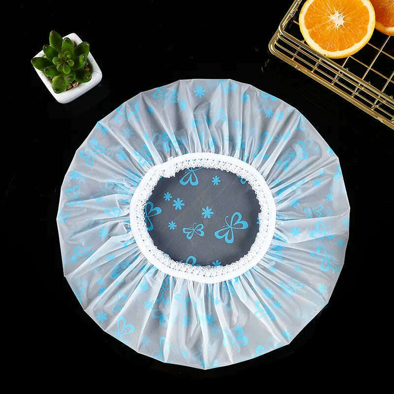 Waterproof Bath Hat Thickened Waterproof and Oil Fume Cap Women Spa Hair Salon Supplies Shower Cap Bathroom Caps Accessories
