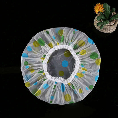 Waterproof Bath Hat Thickened Waterproof and Oil Fume Cap Women Spa Hair Salon Supplies Shower Cap Bathroom Caps Accessories