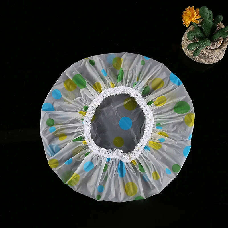 Waterproof Bath Hat Thickened Waterproof and Oil Fume Cap Women Spa Hair Salon Supplies Shower Cap Bathroom Caps Accessories