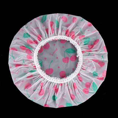 Waterproof Bath Hat Thickened Waterproof and Oil Fume Cap Women Spa Hair Salon Supplies Shower Cap Bathroom Caps Accessories