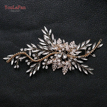 YouLaPan HP434 Bridal Headband Rhinestone Women Headwear Bride Crowns Tiaras Wedding Hair Accessories Pageant Party Headdress